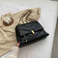 Small PU Leather Crossbody Bags for Women 2021 Winter Branded Handbags Female Trend Lady Designer Chain Women's Hand Bag
