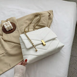Small PU Leather Crossbody Bags for Women 2021 Winter Branded Handbags Female Trend Lady Designer Chain Women's Hand Bag