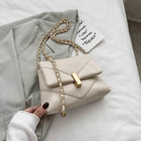 Small PU Leather Crossbody Bags for Women 2021 Winter Branded Handbags Female Trend Lady Designer Chain Women's Hand Bag