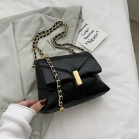 Small PU Leather Crossbody Bags for Women 2021 Winter Branded Handbags Female Trend Lady Designer Chain Women's Hand Bag