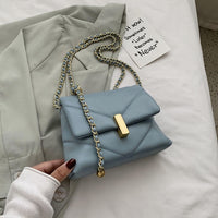 Small PU Leather Crossbody Bags for Women 2021 Winter Branded Handbags Female Trend Lady Designer Chain Women's Hand Bag