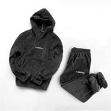 2020 Winter Coral Fleece Pajama Set Women Thick Warm Flannel Velvet Cozy Two Pieces Sleepwear Suit Ladies Home Clothing Homewear