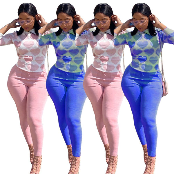 Two 2 Pieces Sets Women Tracksuits Plus Size Casual Vogue Autumn Winter Sweatshirts Jogger Tops + Pants Suits Clothing Outfits