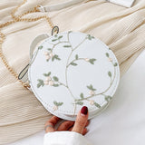 Women Mini Handbag New Elegant Shoulder Messenger Portable Chain Bag Girl PVC Jelly Bag Pearl Crossbody Rhombus Small Square Bag