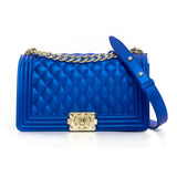 GW Wholesale Summer Candy Messenger Handbags Shoulder Crossbody Bag Ladies Wallet Colorful Rainbow Jelly Purses For Women