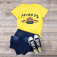 Pink Casual T-shirt for Women Friends Tee Shirts New Fashion 2020 Plus Size 5XL Tshirts Short Sleeve Summer Tees Tops Clothing