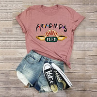 Pink Casual T-shirt for Women Friends Tee Shirts New Fashion 2020 Plus Size 5XL Tshirts Short Sleeve Summer Tees Tops Clothing