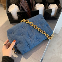 NEW Solid Color PU Leather Crossbody Bags 2020 Designer Chain Crossbody bag Lady Shoulder Messenger Bag Purse Bolso Mujer