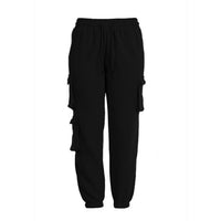 hirigin 2020 Fall Spring Vintage Patchwork Joggers Sweatpants Harajuku Woman Trousers Elastics High Waist Solid Color Pants