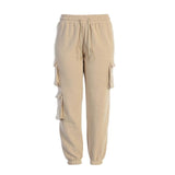 hirigin 2020 Fall Spring Vintage Patchwork Joggers Sweatpants Harajuku Woman Trousers Elastics High Waist Solid Color Pants