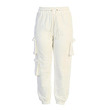 hirigin 2020 Fall Spring Vintage Patchwork Joggers Sweatpants Harajuku Woman Trousers Elastics High Waist Solid Color Pants