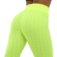 High Waist Fitness Workout Push Up Leggings Sport Fashion Solid Color Bodybuilding Jeggings Women Pants Stretch