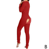 Sexy Pyjama Women Jumpsuit Lady Pajama Suit Back Butt Bum open Ass Loungewear Sleepwear Jumpsuit Shorts Romper