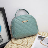 2020 Winter Luxury PU Fashion Handbags Wild Rhombus Women's Shoulder Bag Girls Messenger Bag Shell-shaped Messenger Bag Women