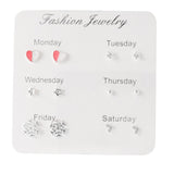 Hot Sale Fashion Bohemian Earrings Set For Women New Trendy Flower Round Geometric Metal Stud Earring 2020 Trend Female Jewelry