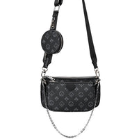 Famous Brand Designer 3-IN-1 Messenger Bag Satchel Leather Floar Crossbody Bag Handbag Tote Clutch New Shoulder Bag Classic Hobo