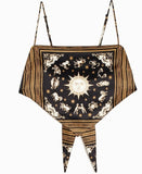 Women's Backless Camisole Sexy Back Lace-up Spaghetti Strap Tank Tops Hem Asymmetric Top Ladies Printed T Shirt Summer 2020