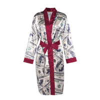 hirigin Aesthetic Cardigan Long Sleeve Midi Bandage Dress Money Pajamas Fall Clothes for Women 2020 Fashion Sexy Lounge Wear