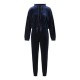 Autumn Velour Tracksuit Womens Velvet Set Woman Tracksuit Sets Winter Velvet Suit Two Piece Set Women 2 Piece Outfits