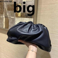 Designer bag day clutch party purse bag women large big dumplings ruched pillow bag 2021 Trend pouch Cloud Bags
