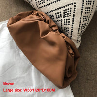 Designer bag day clutch party purse bag women large big dumplings ruched pillow bag 2021 Trend pouch Cloud Bags