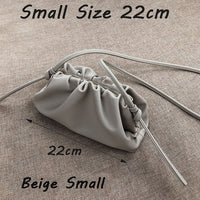 Designer bag day clutch party purse bag women large big dumplings ruched pillow bag 2021 Trend pouch Cloud Bags