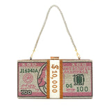 Luxury Design Women's Wedding Clutch Bag and Crystal Pearl Headband Elegant Party Purse and Handbag Banquet Evening Bag ZD2012