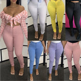 Jeans 2020 High Waist Stretch Slim Pencil Trousers Women Clothing Pants Sexy Women Lady Plus Size Skinny Denim Pants S-3XL
