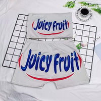 Women Sexy 2 Two Piece Set Printed Tube Crop Top Biker Shorts Suit Bodycon Suits Tracksuit Set Fitness Clothing Outfits