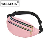 GO-LUCK Brand Casual Out-door Waist Pack Women Fanny Bag Waterproof Multi-function Sport Ride Runing Sling Chest Crossbody Bag