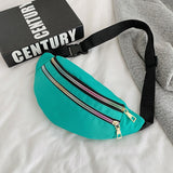 GO-LUCK Brand Casual Out-door Waist Pack Women Fanny Bag Waterproof Multi-function Sport Ride Runing Sling Chest Crossbody Bag