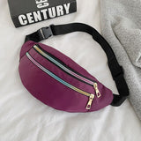 GO-LUCK Brand Casual Out-door Waist Pack Women Fanny Bag Waterproof Multi-function Sport Ride Runing Sling Chest Crossbody Bag