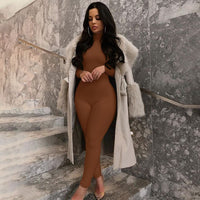 Plain Color Women Rompers 2021 Long Sleeve Solid Turtleneck Skinny Bodycon Jumpsuit Fashion Fitness Casual One Piece Overalls