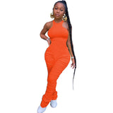 HAOYUAN Sexy Rompers Womens Jumpsuit Summer Fashion Clothes One Piece Club Outfits Off Shoulder Bodycon Stacked Leggings Pants