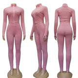 Coolhappy 2021 Lucky Tag Two Piece Women's Wear Sportswear Fitness Stretchy Crop Top Leggings Women's Matching Sportswear