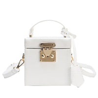 Pu Leather Stone Pattern Box Purses and Handbags Crossbody Bag Female Design Fashion Women Shoulder Bags Party Brand Clutch Bag