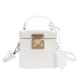 Pu Leather Stone Pattern Box Purses and Handbags Crossbody Bag Female Design Fashion Women Shoulder Bags Party Brand Clutch Bag