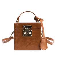Pu Leather Stone Pattern Box Purses and Handbags Crossbody Bag Female Design Fashion Women Shoulder Bags Party Brand Clutch Bag