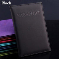 PU Leather Passport Cover Fashion Travel Card Holder Girls Passport Case Protector Unisex Russia,Spain