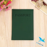 PU Leather Passport Cover Fashion Travel Card Holder Girls Passport Case Protector Unisex Russia,Spain