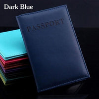 PU Leather Passport Cover Fashion Travel Card Holder Girls Passport Case Protector Unisex Russia,Spain