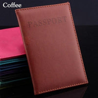PU Leather Passport Cover Fashion Travel Card Holder Girls Passport Case Protector Unisex Russia,Spain