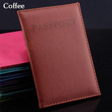 PU Leather Passport Cover Fashion Travel Card Holder Girls Passport Case Protector Unisex Russia,Spain