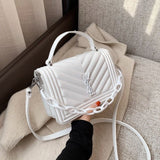 Newest Winter High Quality Shoulder Messenger Bags Fashion Famous Designer Women Purse and Handbags Samll Square Bags Sac A Main