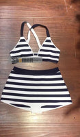 luxury brand Bikinis Set Plaid High Waist Women's Swimsuit letter print Sexy Two Piece Bathing Suits Swimming Women bikini hot