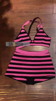 luxury brand Bikinis Set Plaid High Waist Women's Swimsuit letter print Sexy Two Piece Bathing Suits Swimming Women bikini hot