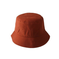 Korean Adult Kids Summer Foldable Bucket Hat Solid Color Hip Hop Wide Brim Beach UV Protection Round Top Sunscreen Fisherman Cap