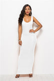 Colorful Long Sleeve O Neck Stretchy Long Dress 2021 Spring Autumn Women Solid Casual Elegant Robe Bodycon Maxi Dresses Vestidos
