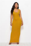 Colorful Long Sleeve O Neck Stretchy Long Dress 2021 Spring Autumn Women Solid Casual Elegant Robe Bodycon Maxi Dresses Vestidos