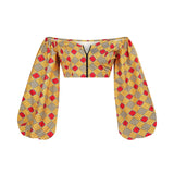 African Clothes Casual Traditional Tube Top Dashiki Fashion Sexy Women Plus Size Dubai Leisure Clothing Hippie Flat Shoulder